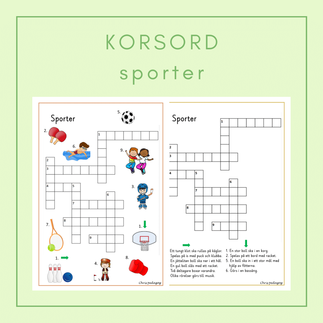 Korsord barn skriva ut för rolig och lärorik underhållning